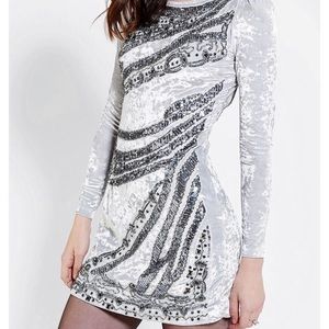 Urban Outfitters size M velvet sequined formal